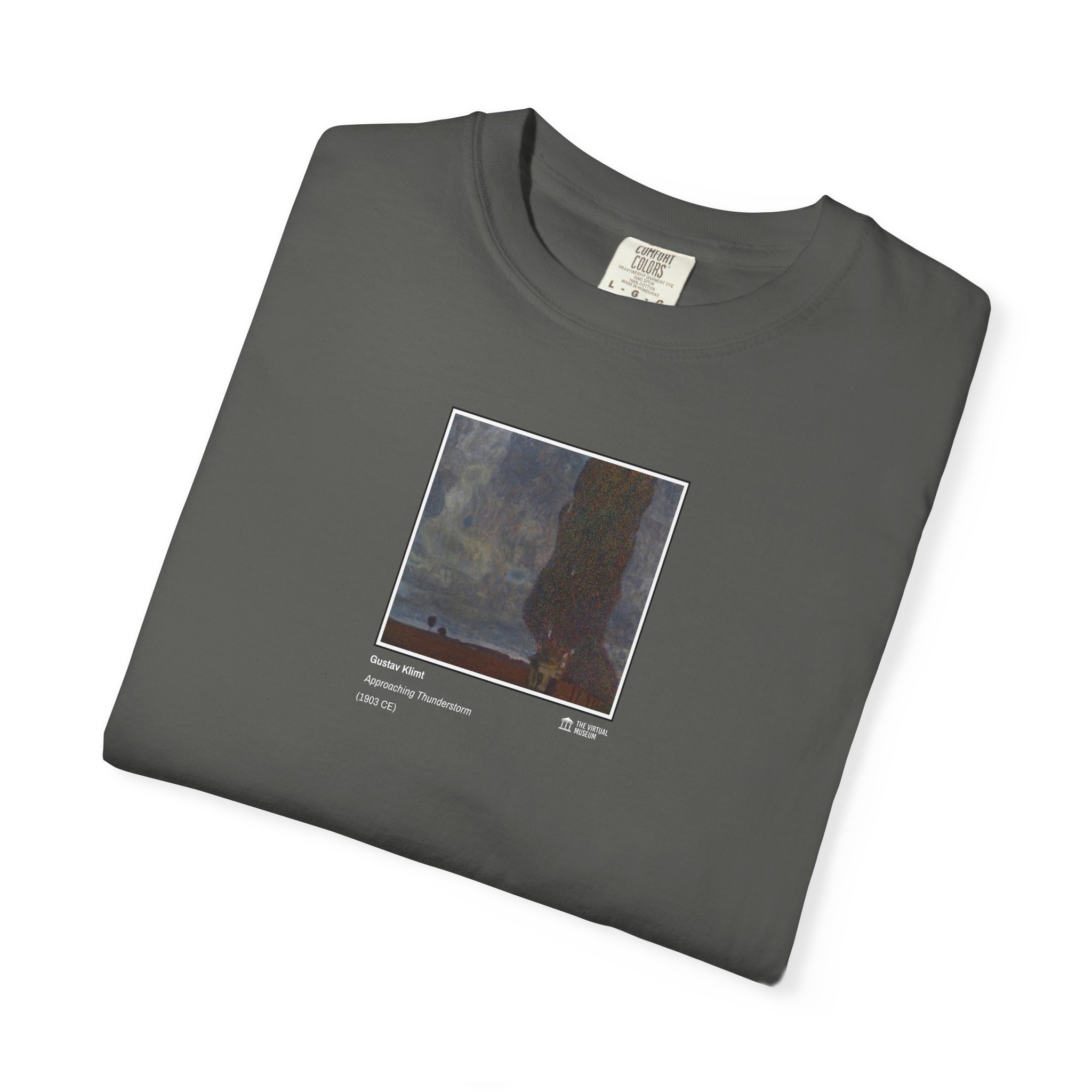 Approaching Thunderstorm (The Large Poplar II) (1903) T-Shirt | Gustav Klimt