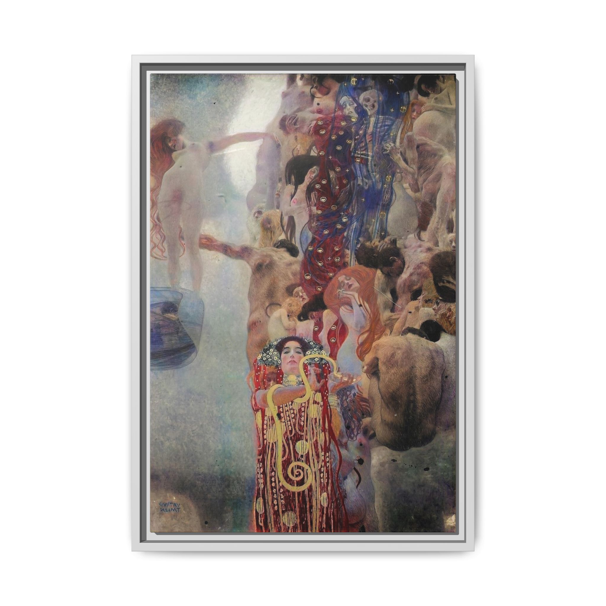 Medicine (1907 CE) Framed Canvas | Gustav Klimt Wall Art