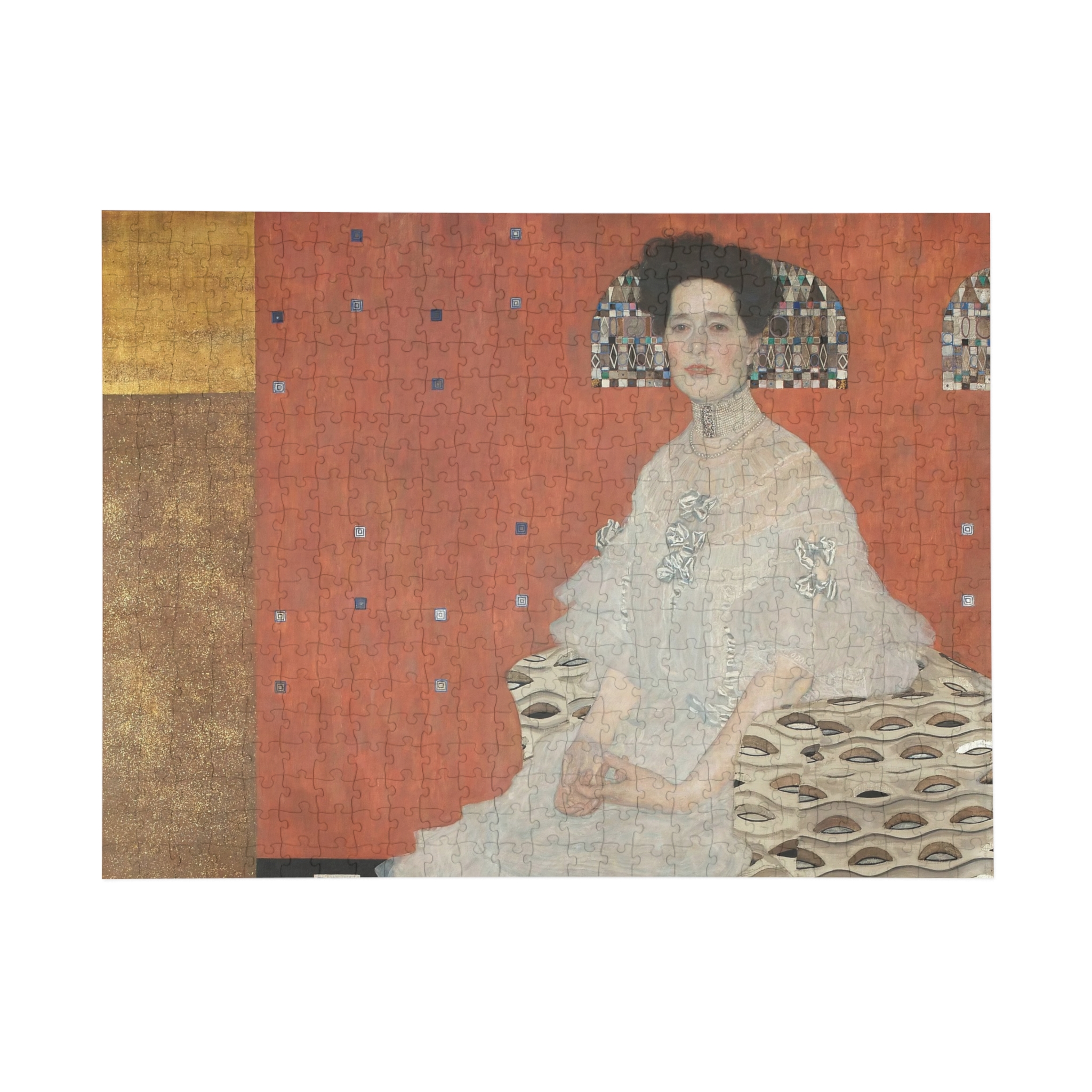 Portrait of Fritza Riedler (1906) Art Puzzle | Gustav Klimt