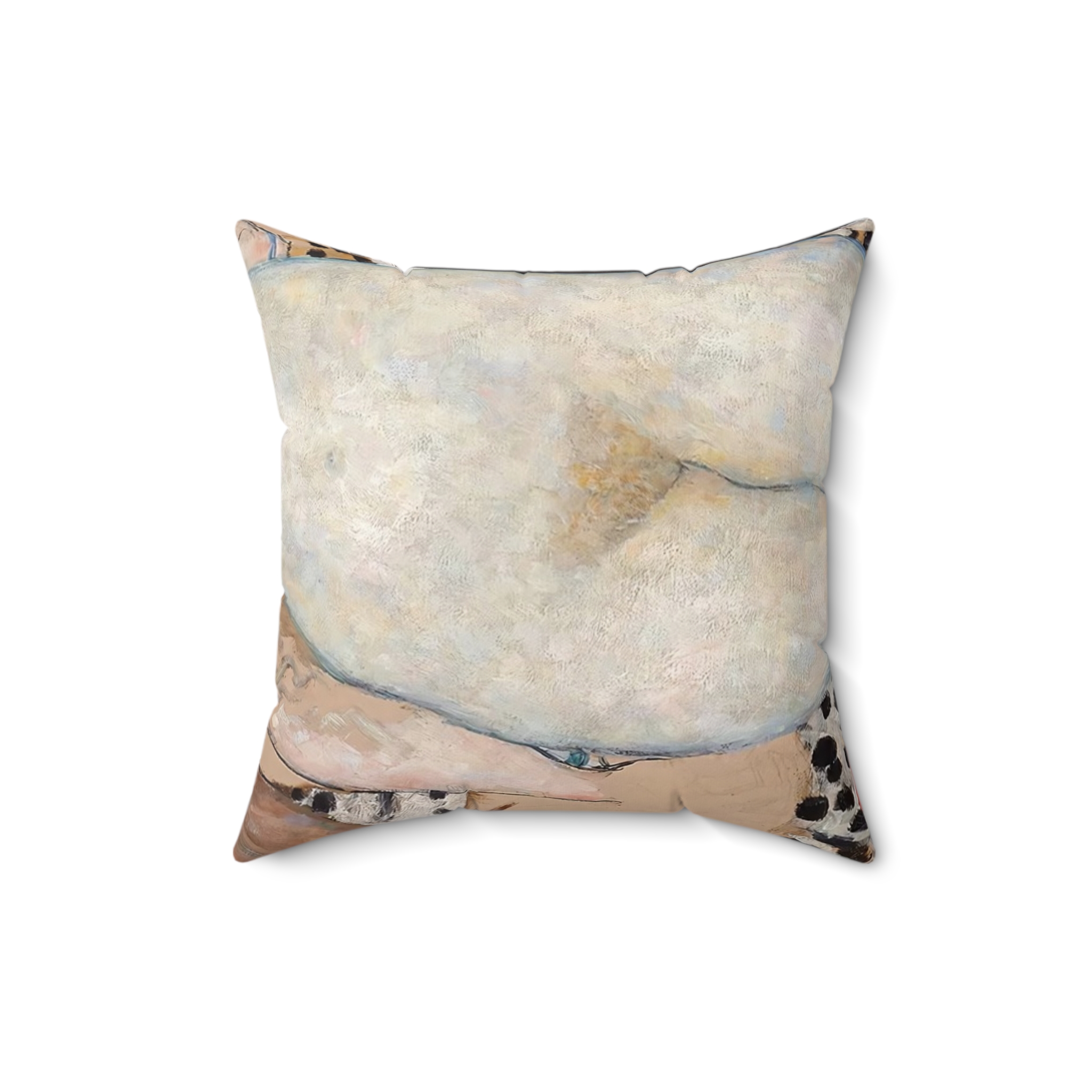 Adam and Eve (1918) Throw Pillow | Gustav Klimt