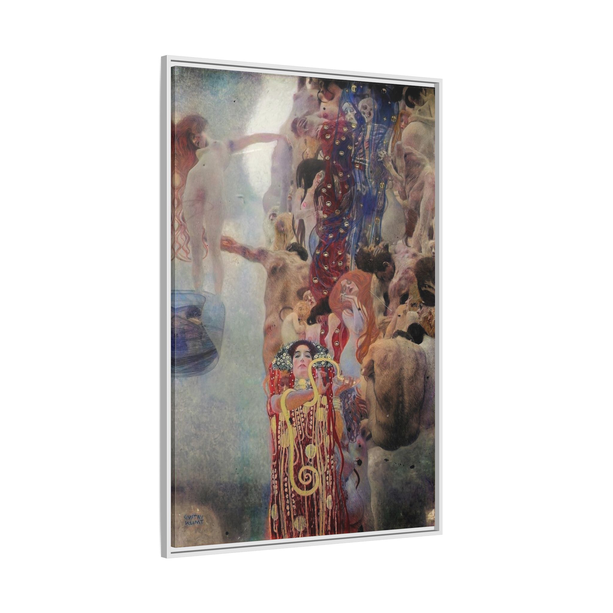 Medicine (1907 CE) Framed Canvas | Gustav Klimt Wall Art