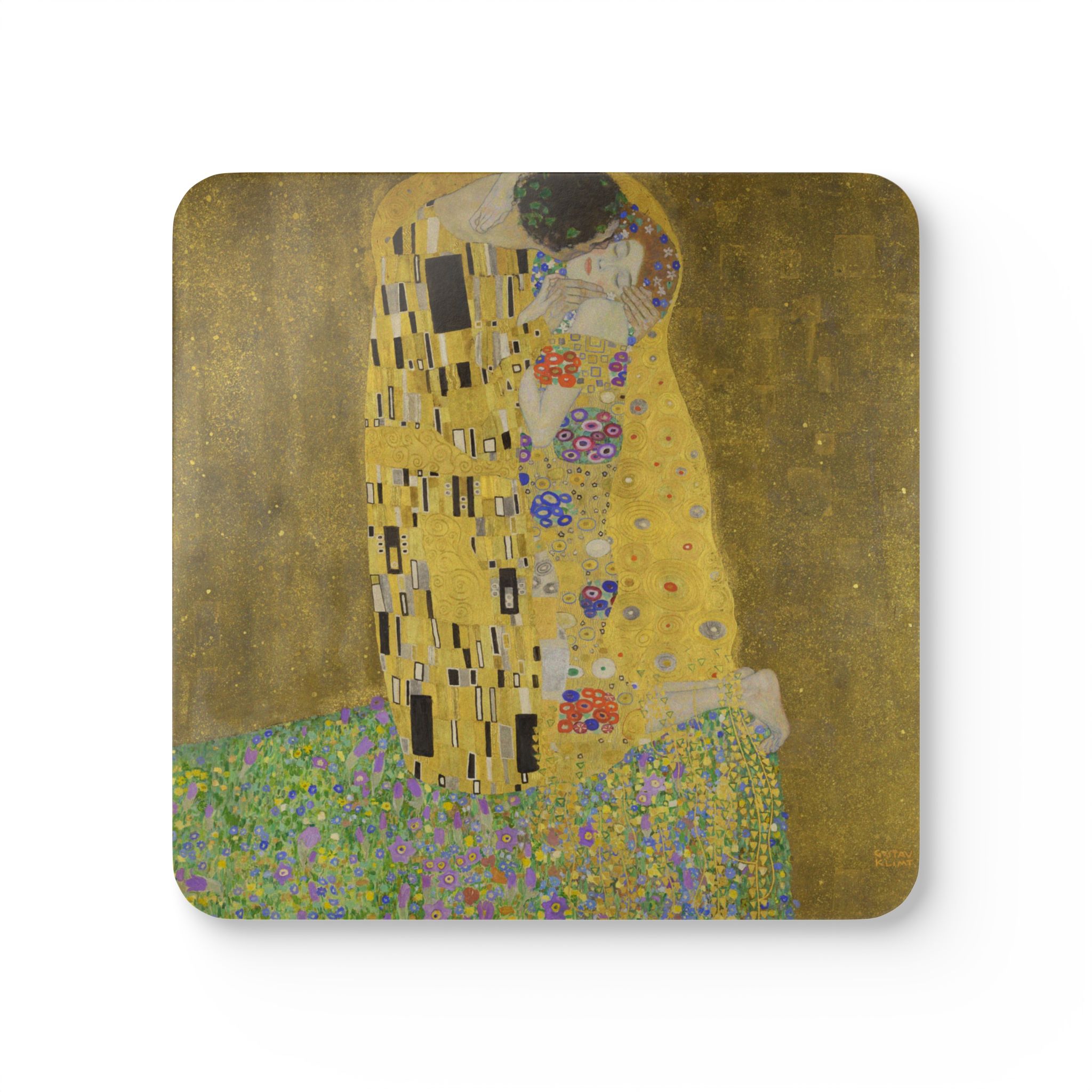 The Kiss (1907-1908) Coaster Set | Gustav Klimt