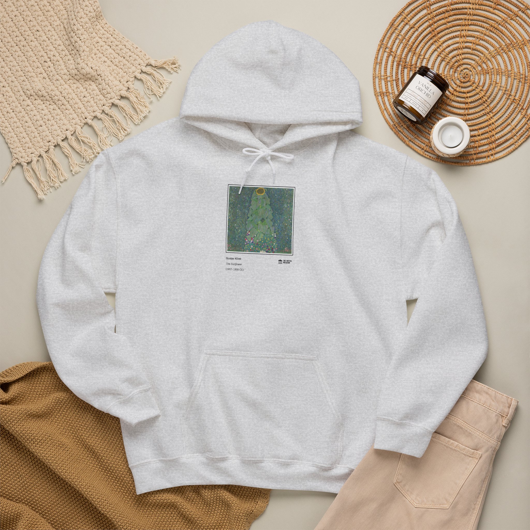 The Sunflower (1907-1908) Hoodie | Gustav Klimt