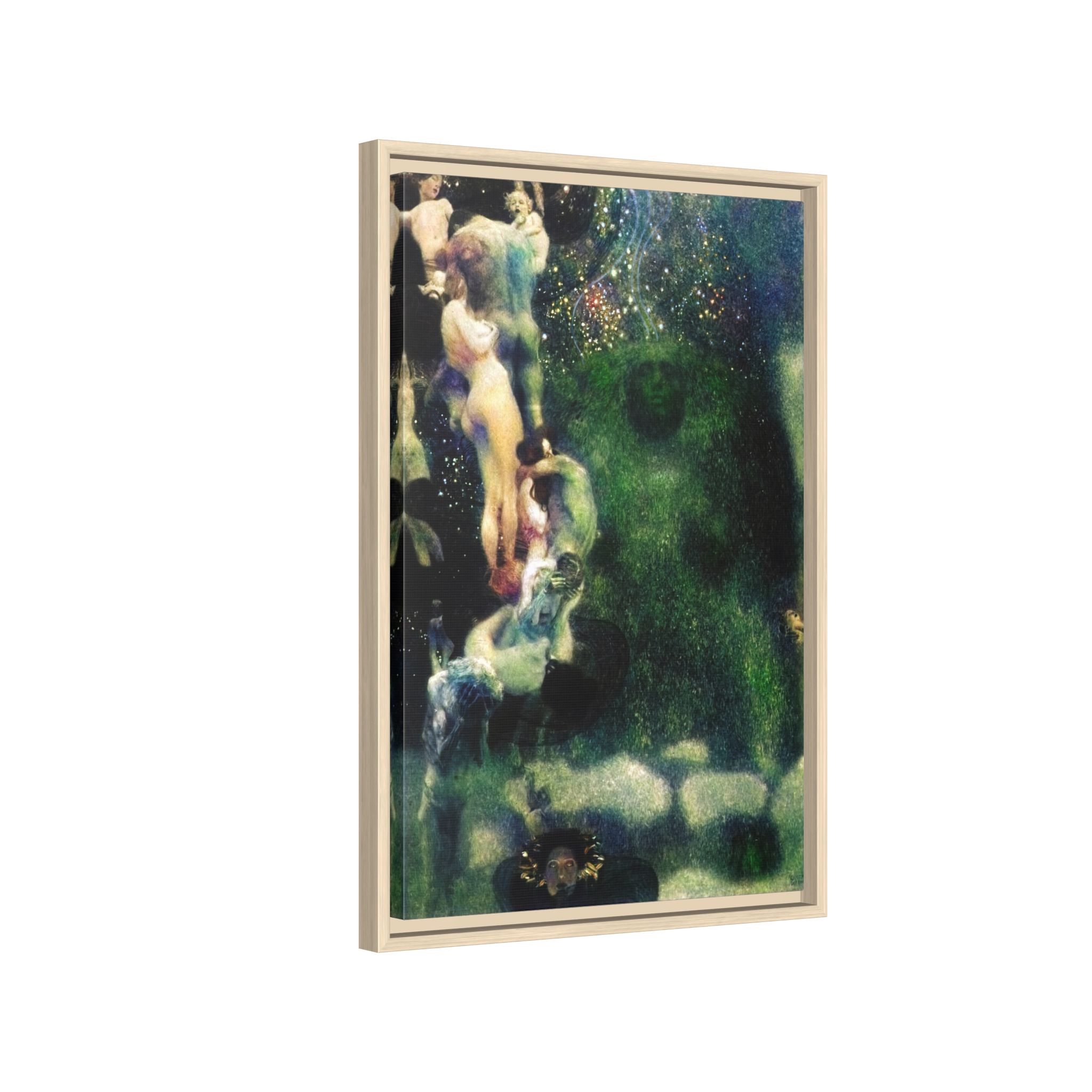 Philosophy (1907) Framed Canvas | Gustav Klimt Wall Art