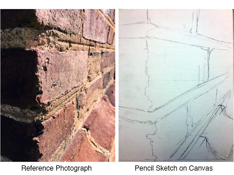 pics Brick Wall Drawing Reference how to paint texture