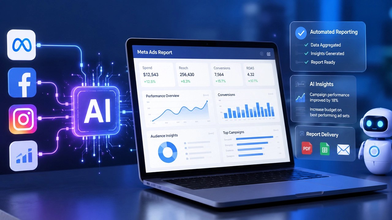 How to Automate Meta Ads Reporting with AI blog image
