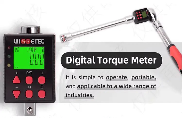 Cabling and Building Tools 1 Digital torque meter for various kinds of tightening and dismantling control