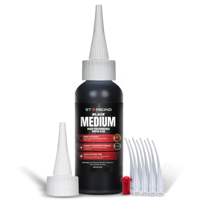 Starbond EM-2000 Gap Filler Thick CA Glue - 2oz With Tips & Cap