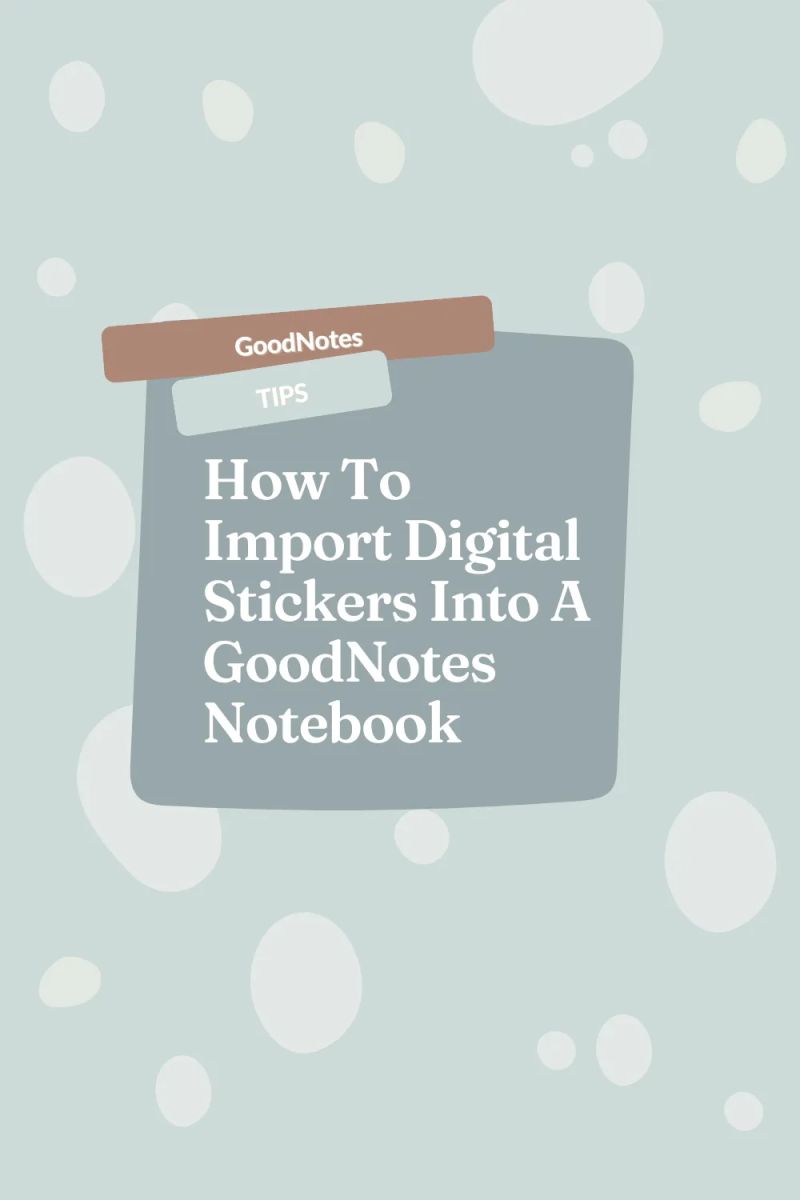 Import Multiple Stickers Into Goodnotes Elements Tool Digital Bullet - Download Artistic Colorful Art | Mobile