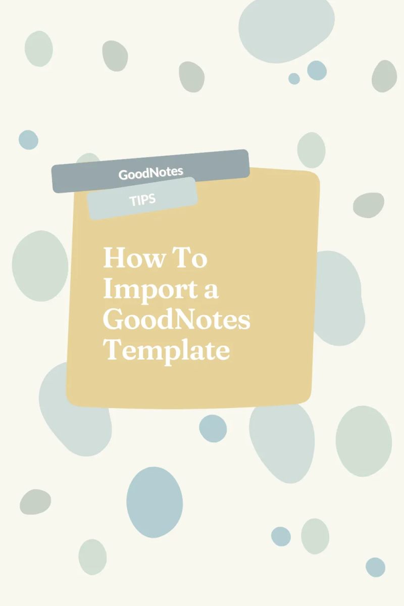 Goodnotes Import Template - Nature Images - Premium High Resolution Collection