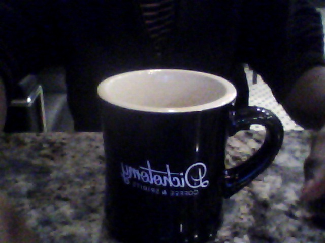 My third!! No my fourth cup of Coffee( Tweed Ethiopian Kochere Natural) @ Dichotomy Coffee & Spirits in Waco, Texas!!