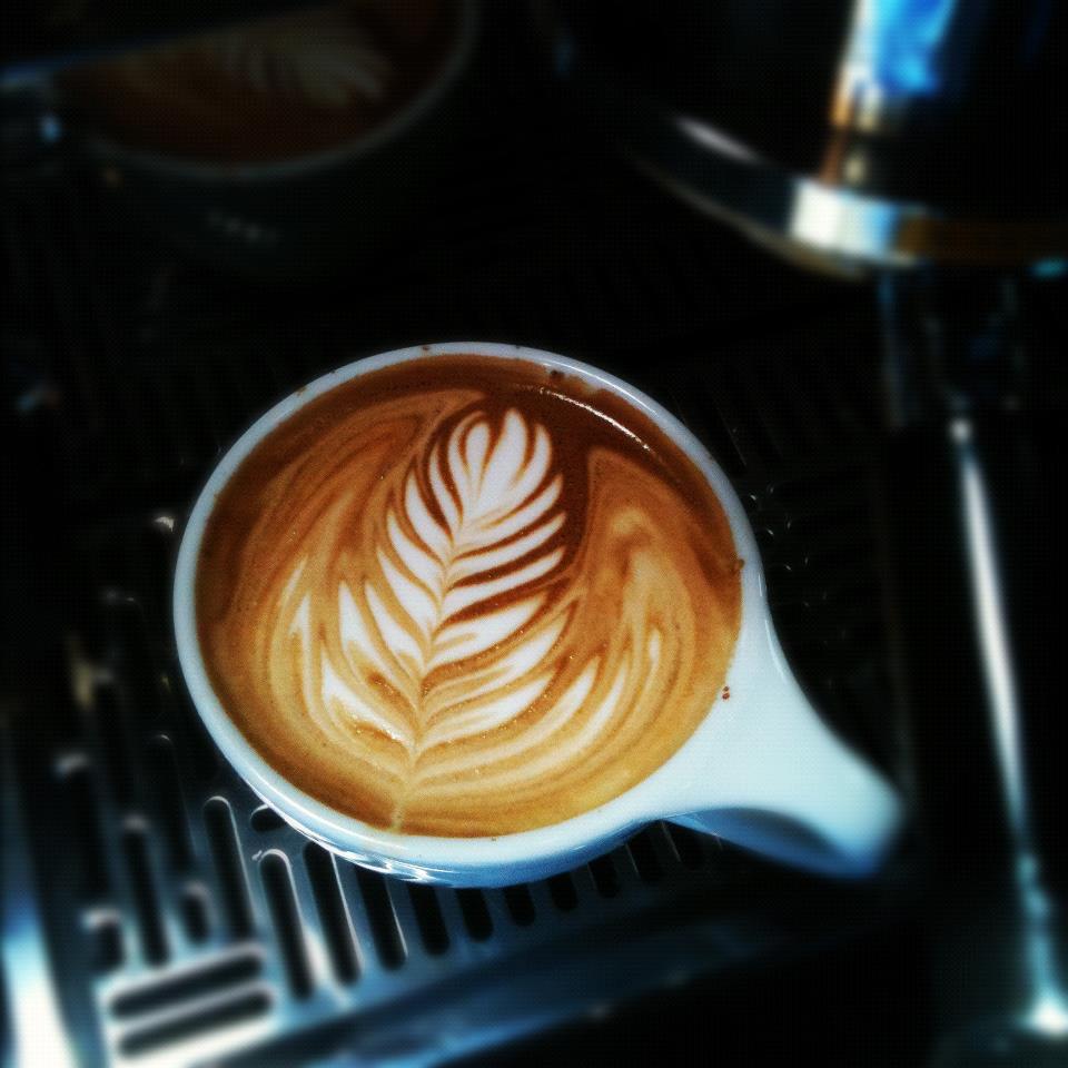 Latte!! It tasted as good as it looks @ Dichotomy Coffee & Spirits in Waco, Texas!!