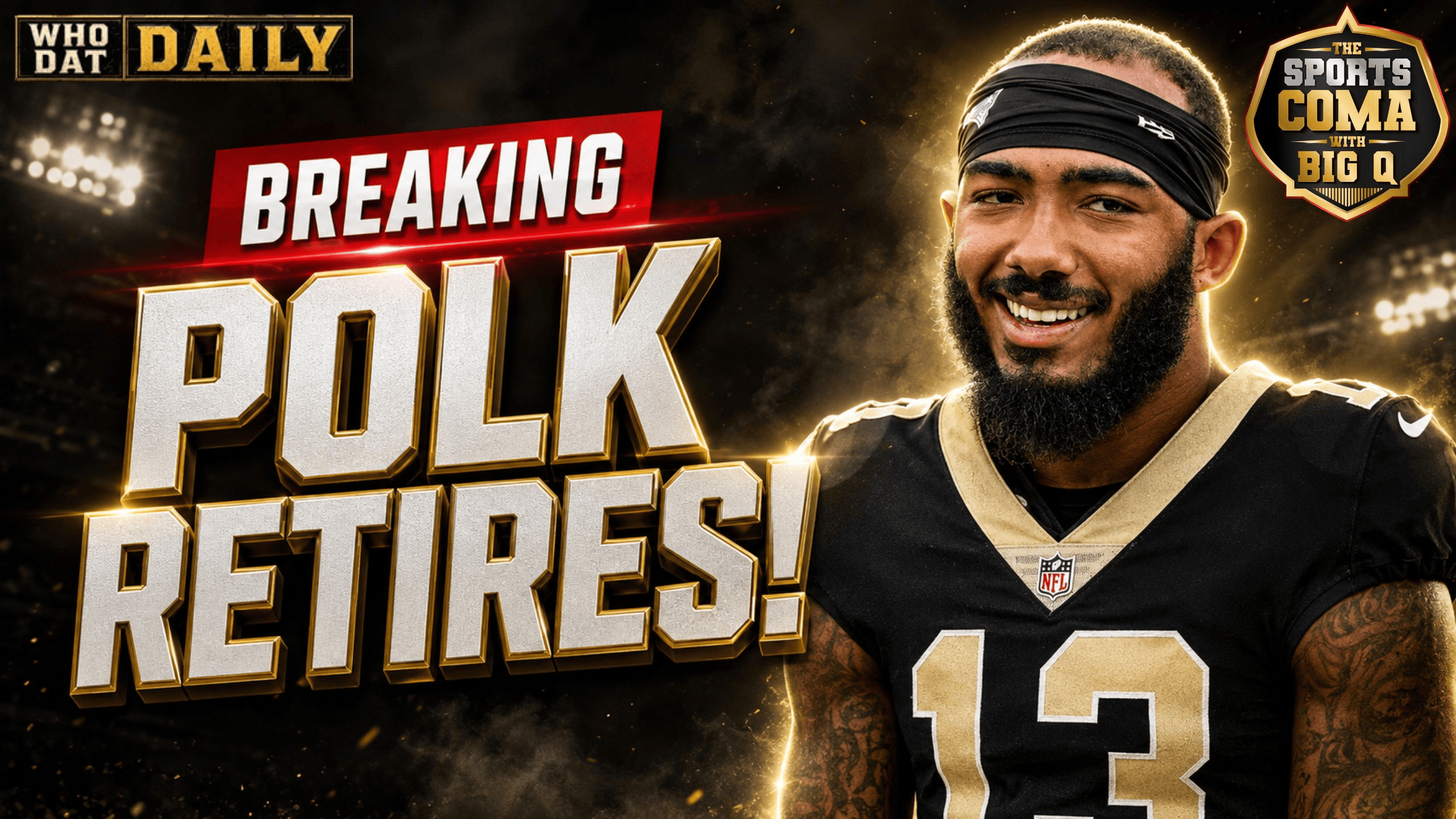 Report: Saints WR Ja'Lynn Polk Retires From NFL