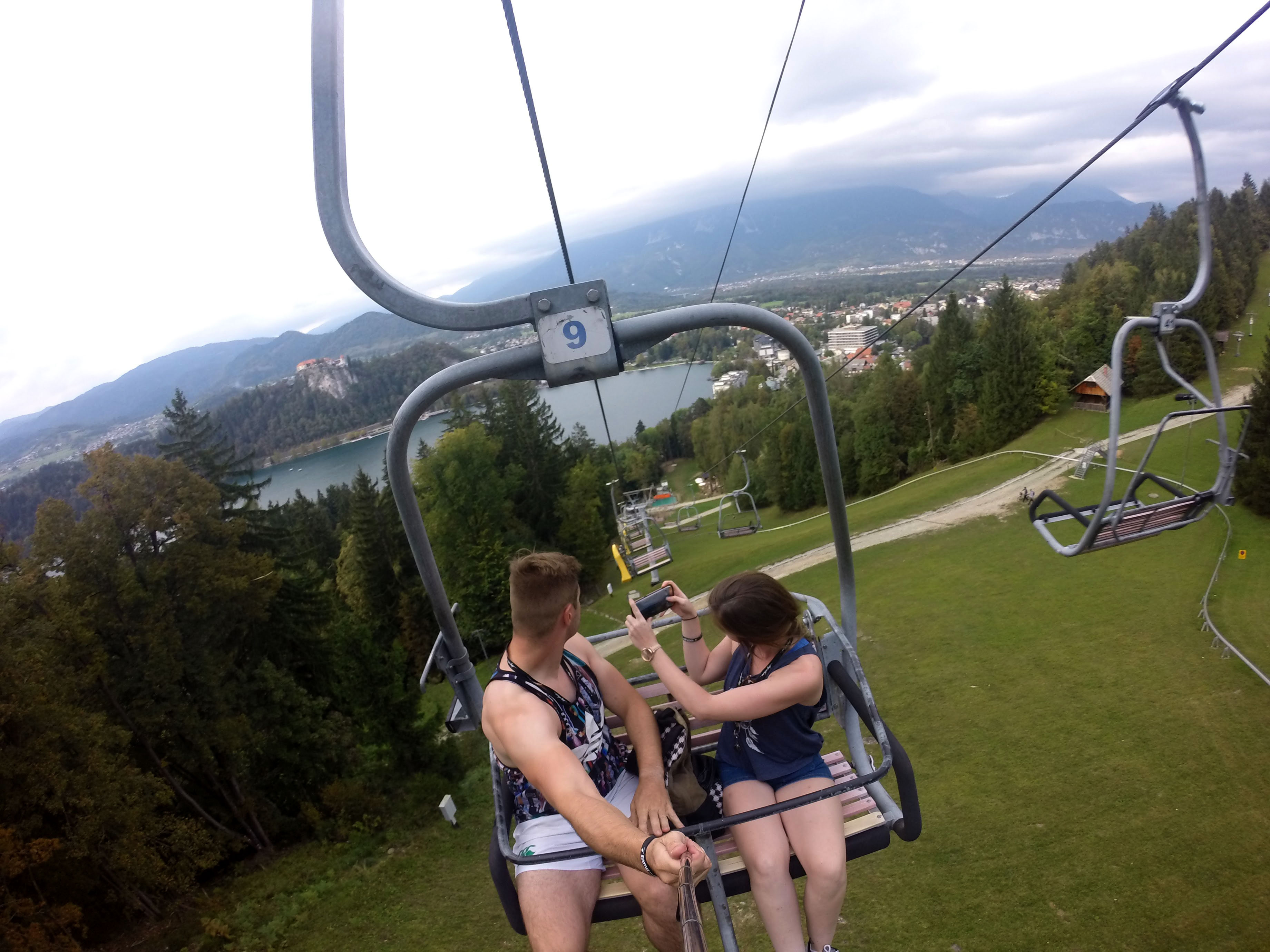 Ski Lift over Summer Tobogan