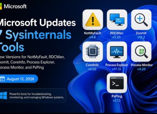 Microsoft Updates Seven Sysinternals Tools With New Versions