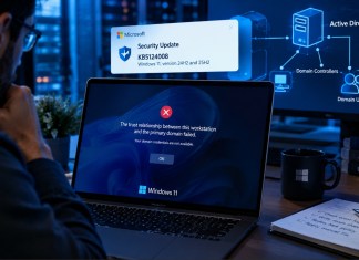 Microsoft Issues Manual Fix for Windows 11 KB5124008 Domain Trust Bug