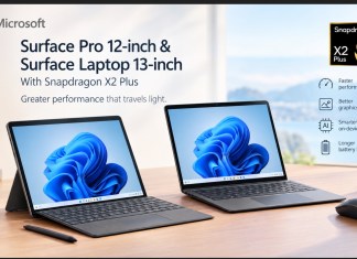 Microsoft Refreshes Surface Pro 12-inch and Surface Laptop 13-inch With Snapdragon X2 Plus