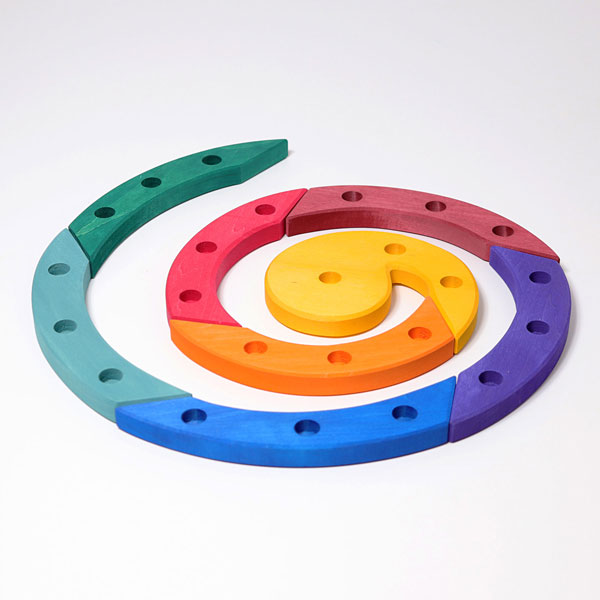 Birthday Ring Advent Spiral Colored By Grimm S Spiel Und Holz Design