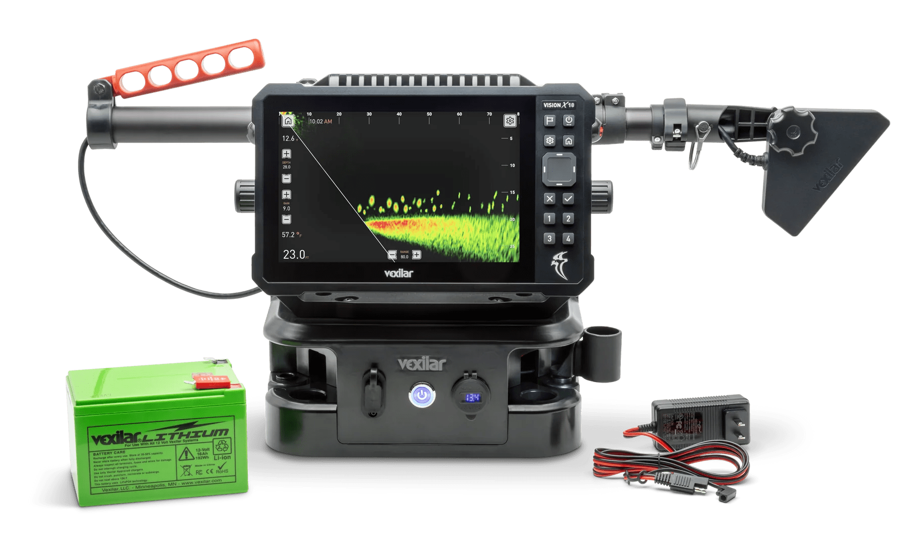 Vexilar Vision X10 Live View System Ice Bundle