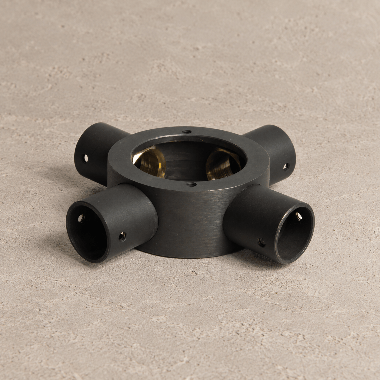 20mm Conduit Cross Box - Dark Bronze