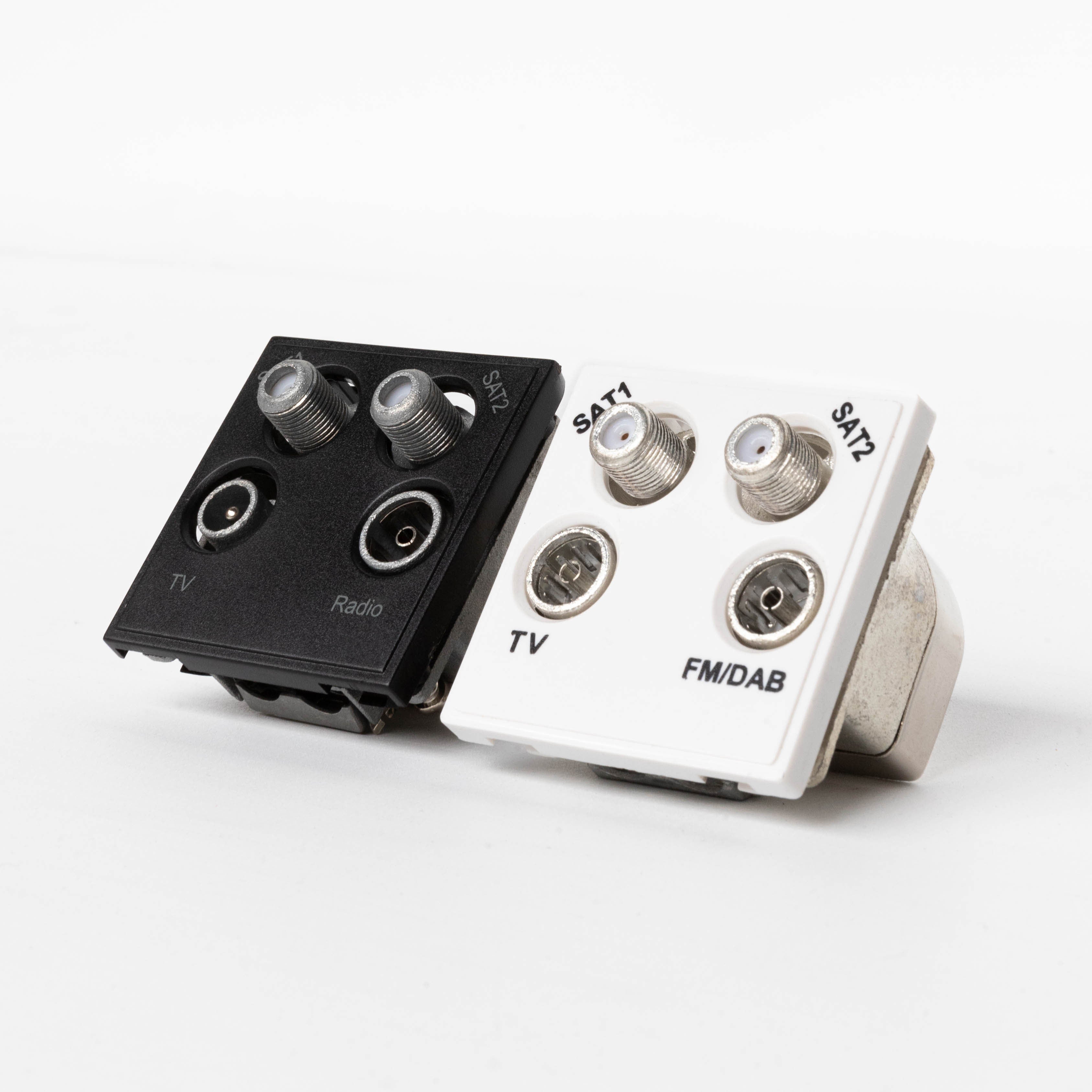 Quad TV, Radio, SAT, 1&2 Module