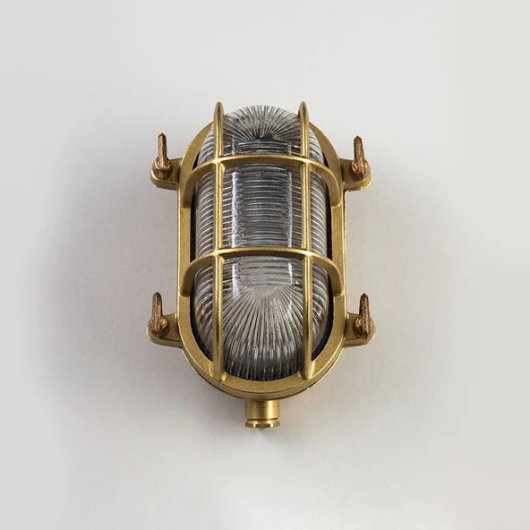 The Anchor Oval Bulkhead – Brass