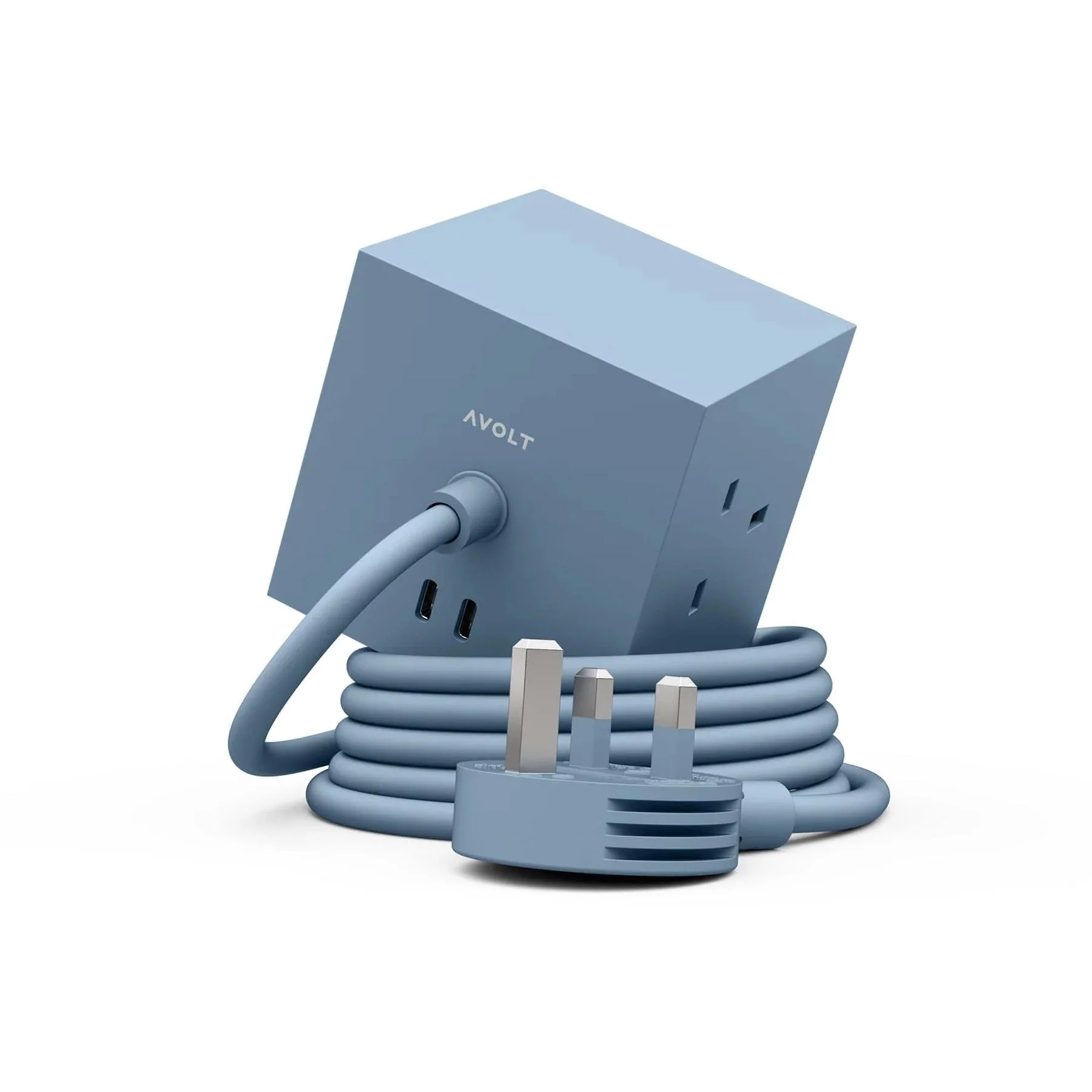 AVOLT Square 1 Power Extension Lead - Shark Blue
