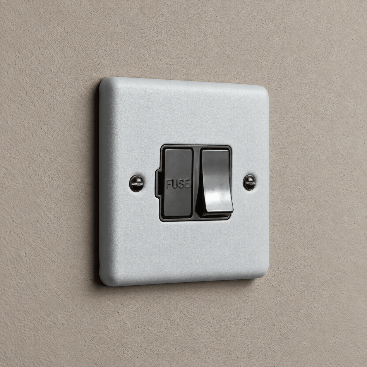Feather Grey Switched Fused Connection Switch