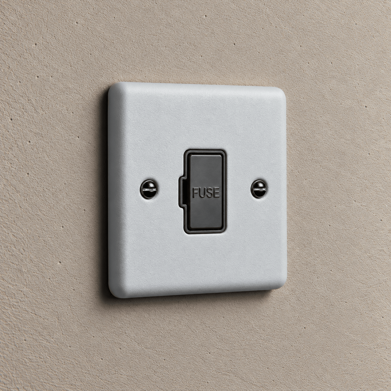 Feather Grey Unswitched Fused Connection Switch