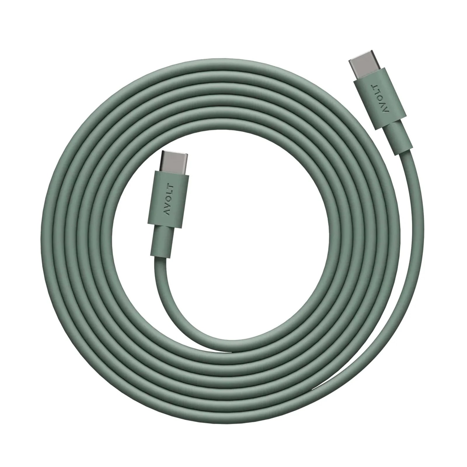 AVOLT Cable 1 USB-C to USB-C - Oak Green