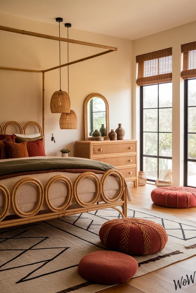 41 stunning boho style bedroom inspirations