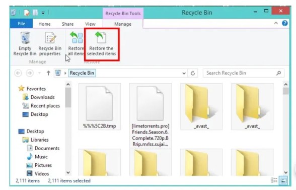 restoring deleted files 2