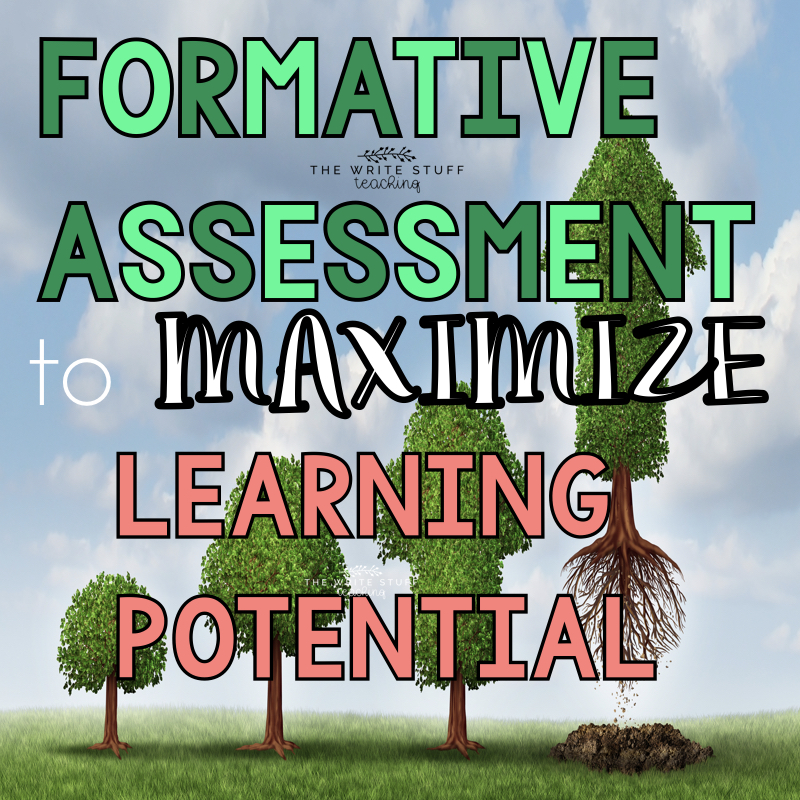 Formative Assessment Ideas The Write Stuff Teaching