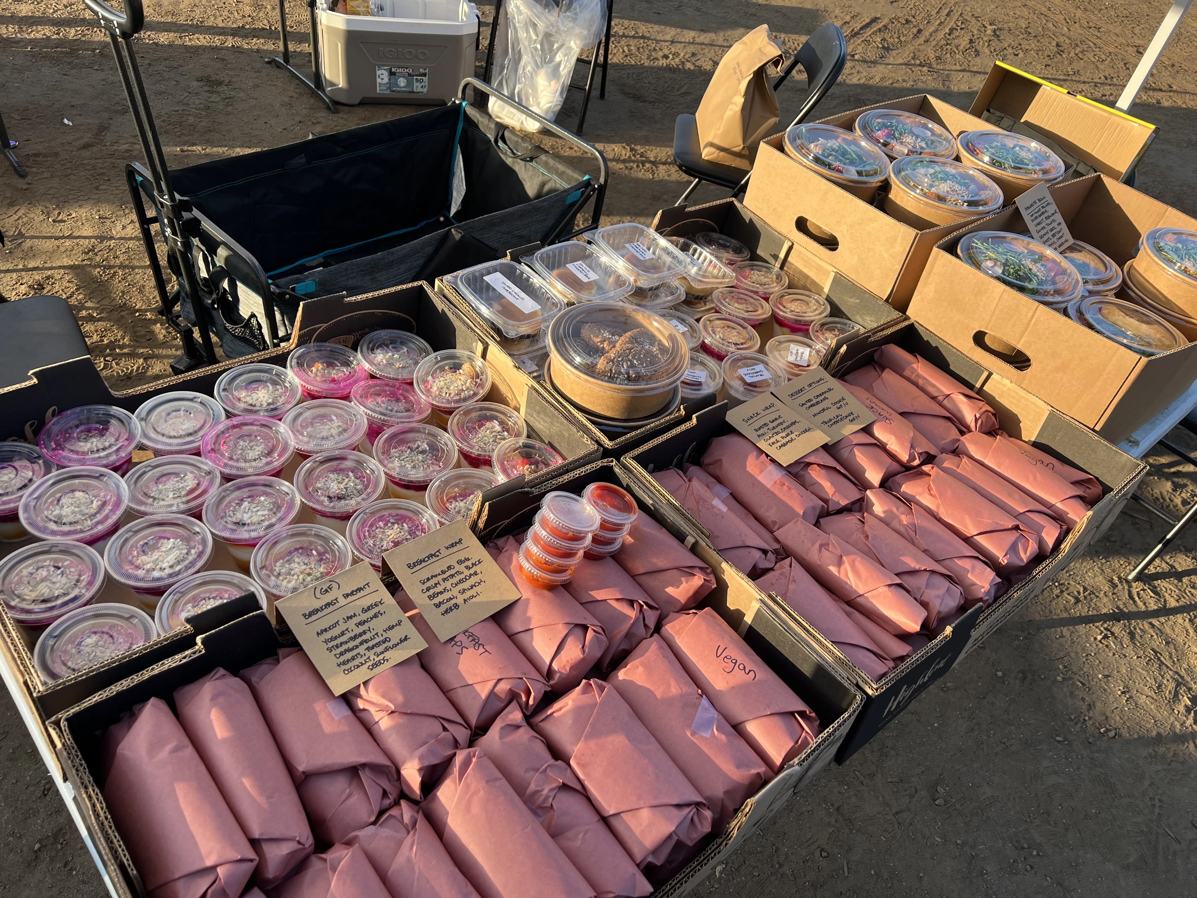 Craft services for film productions