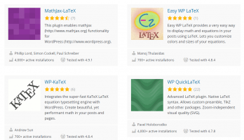 Jetpack combines the power of latex and the simplicity of wordpress to give you the . How to add LateX to your WordPress website and your LearnPress course content?