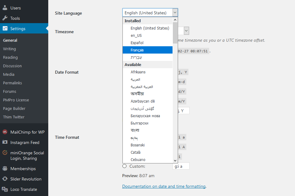 Setting up your translated plugin in wordpress. Loco Translate Guide Thimpress
