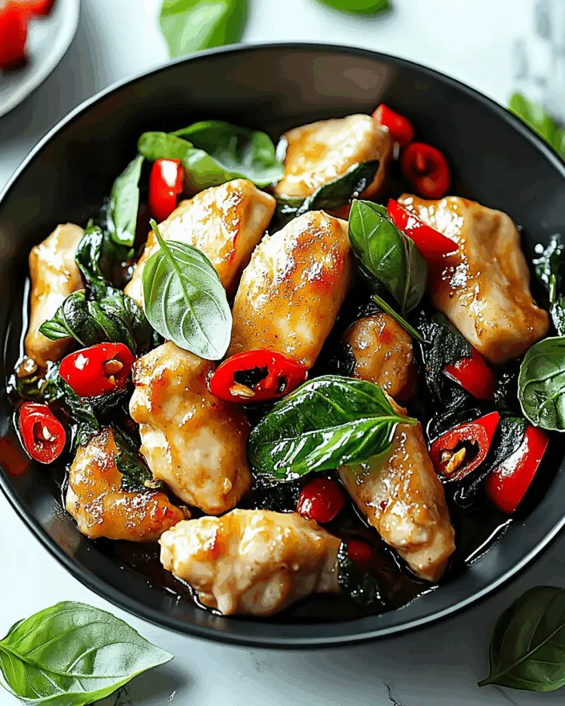 Best thai basil chicken recipe