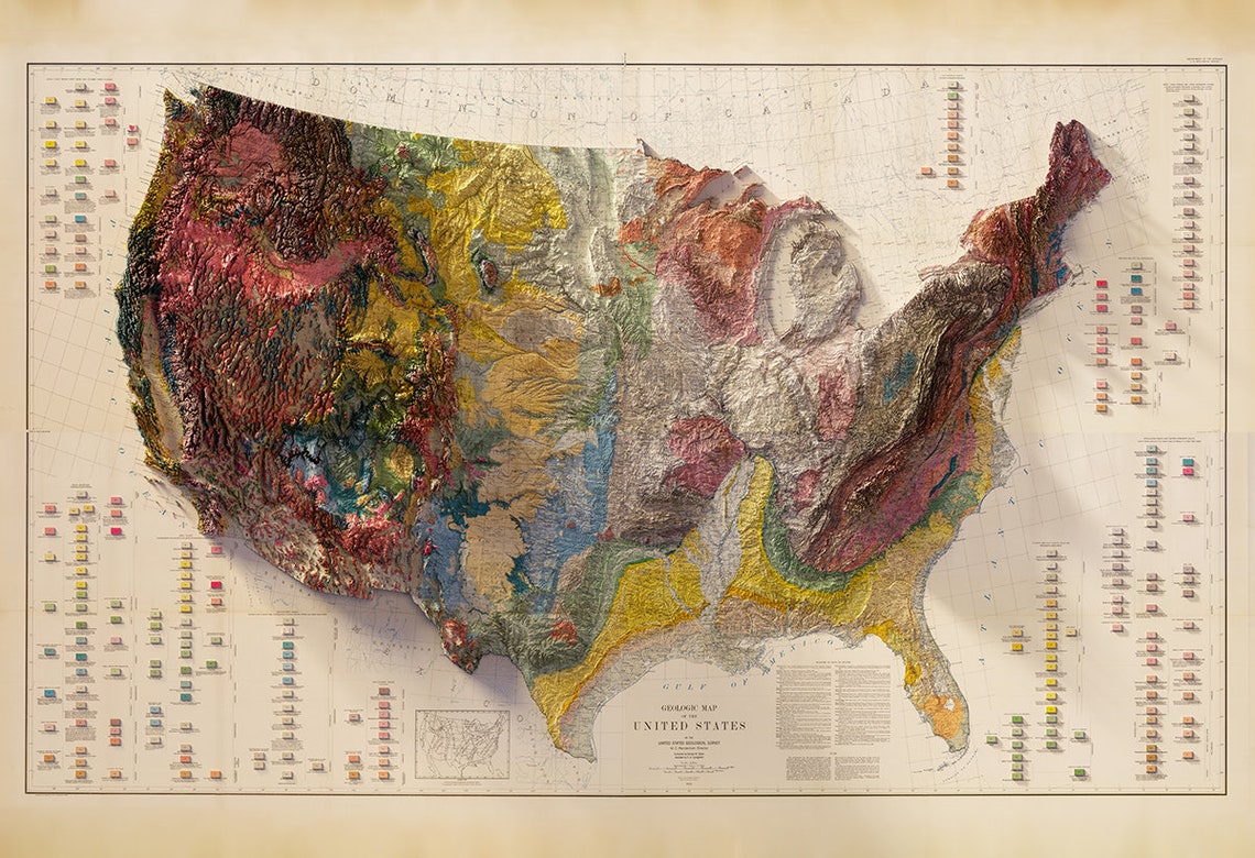 The United States Geological Map The United States Geological Map 
