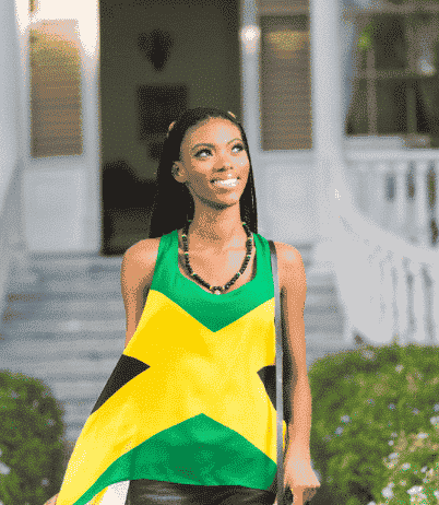 Jamaican Flag Blouse (1pc) - Trendy 