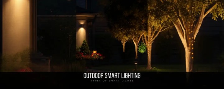 outdoor smart lighting for home security and pathway illumination