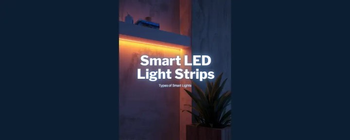 smart led light strip for ambient home and gaming lighting
