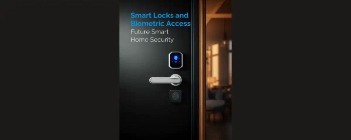 smart lock with biometric access control for future smart home security