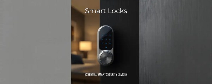 smart door lock with keyless entry mobile control and access management