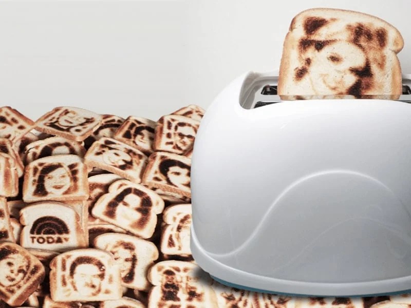 Selfie Toaster WEIRD THINGS YOU CAN BUY