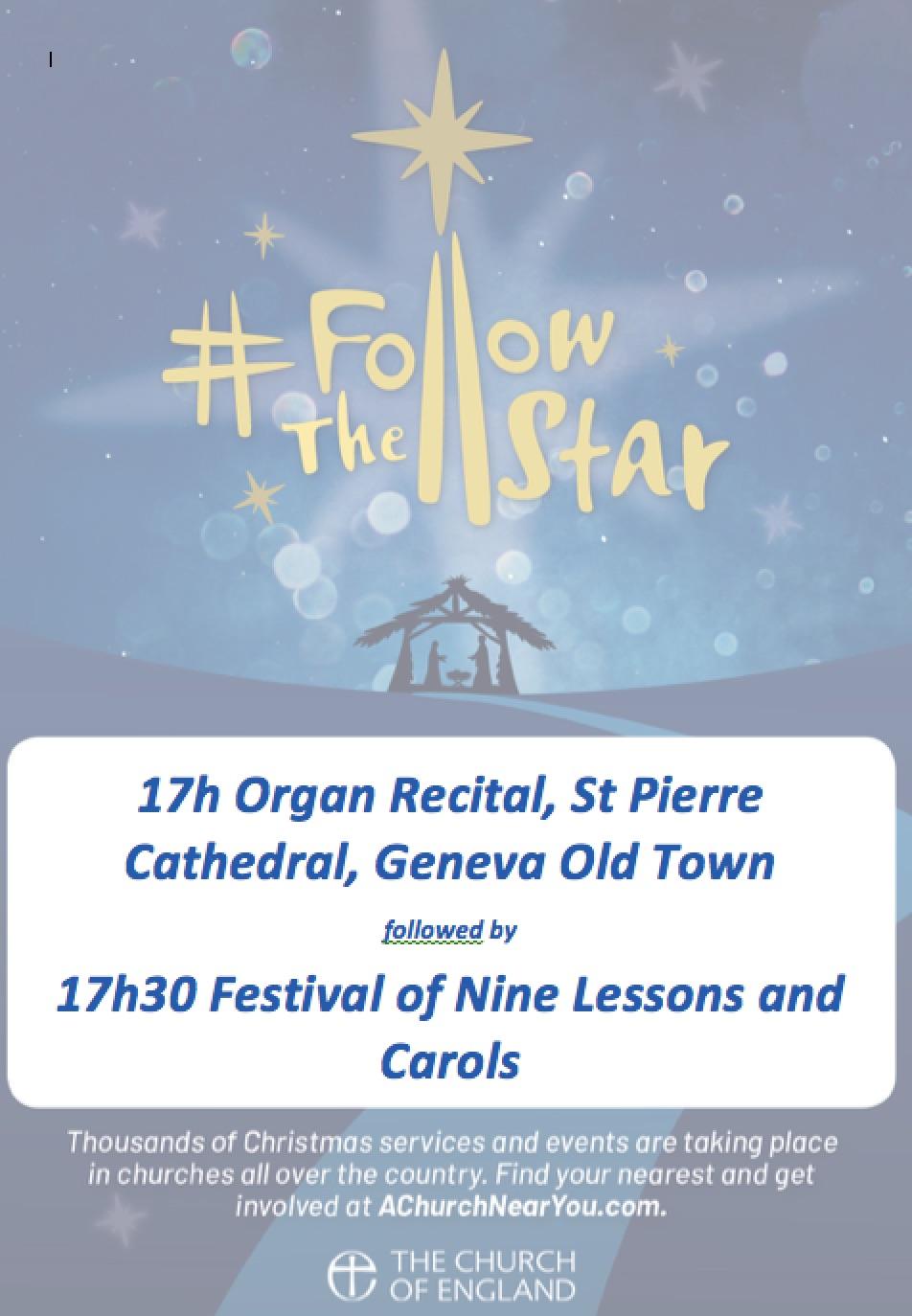 CHRISTMAS CAROL SERVICE IN ENGLISH @ St Pierre Cathedral
