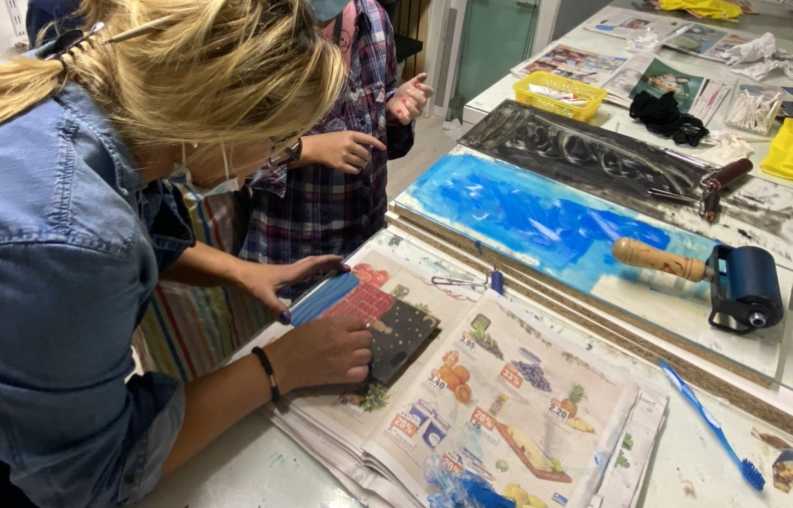 Printmaking / Collagraph Taster Workshop @ Villa Beaulieu Art & Design Studios