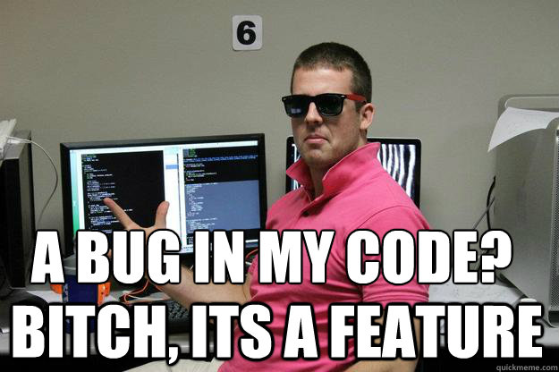 Bug is just a bonus feature.