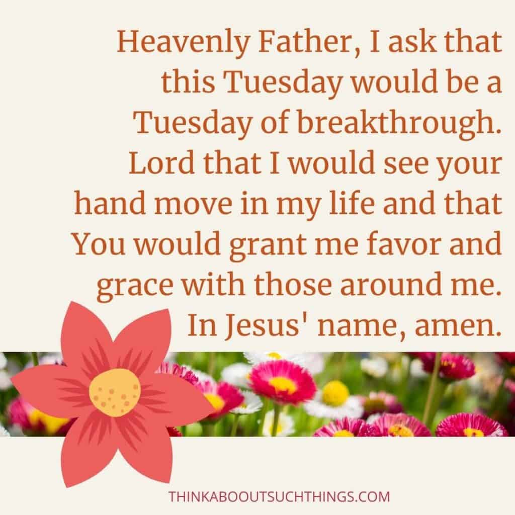 And sometimes, we want to send those special blessings to those we love, too. Tuesday Prayer Powerful Prayers To Declare And Share With Images Think About Such Things