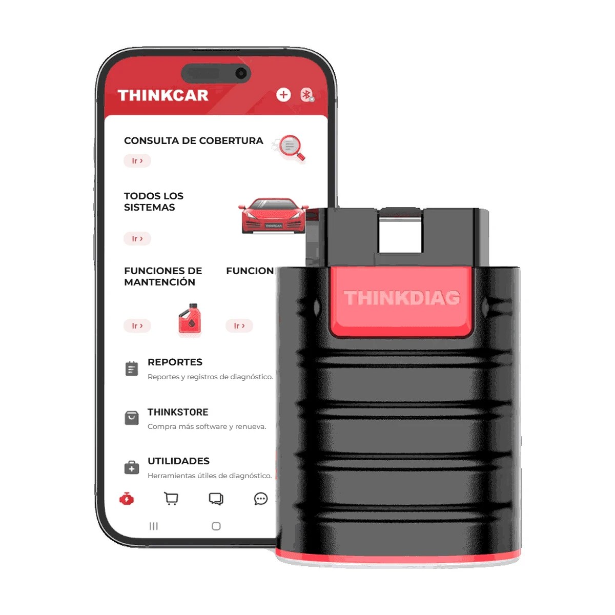 Thinkdiag Mini: scanner Bluetooth OBD2 | Thinkcar Chile