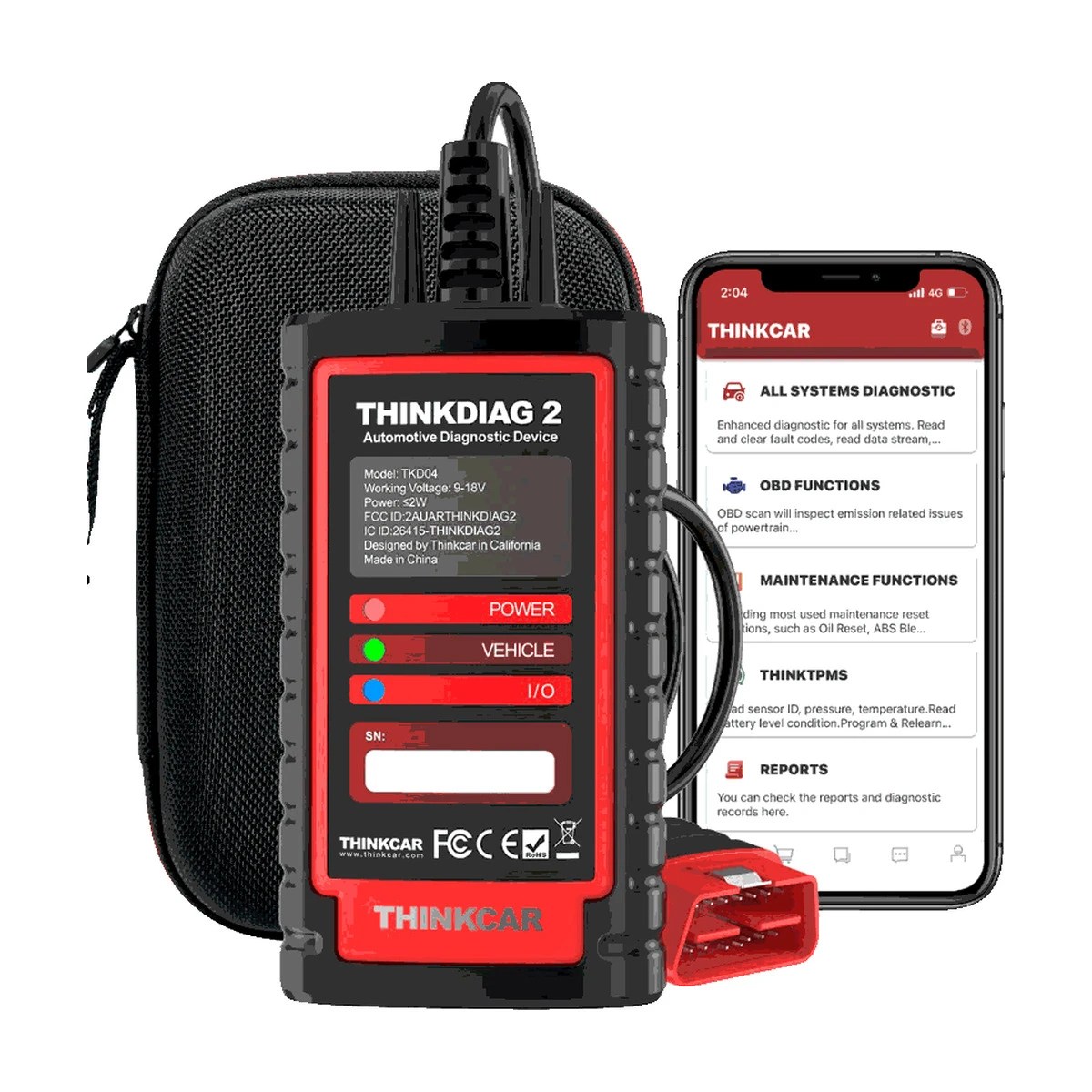 【新品・半額】Thinkdiag Thinkcar OBD2 Scanner Thinkcar Thinkdiag 2: scanner Bluetooth bidireccional CAN-FD